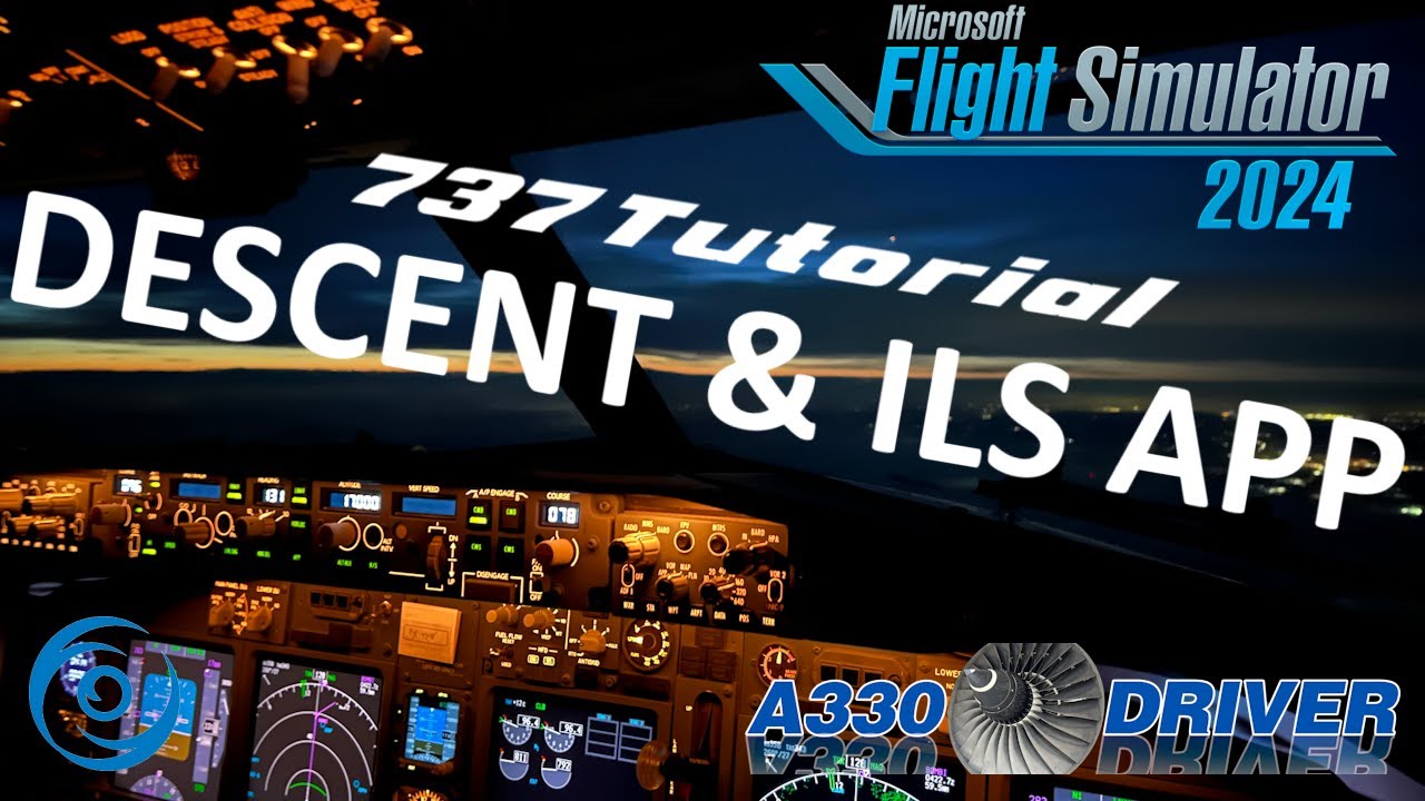 PMDG 737 Virtual Type Rating 13: Descent & Approach | Real 737 Pilot
