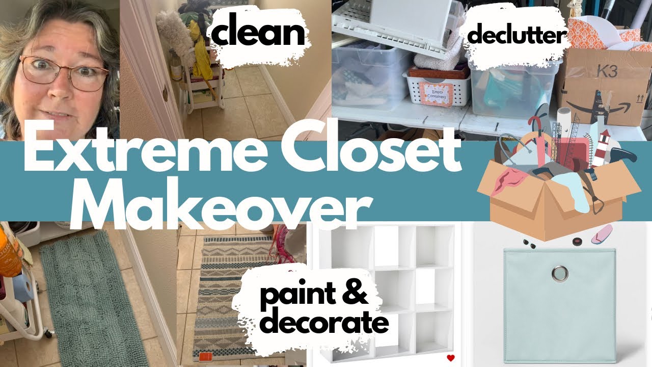EXTREME CLOSET MAKEOVER ~ Decluttering the Monica Closet ~ Fix it Friday Series