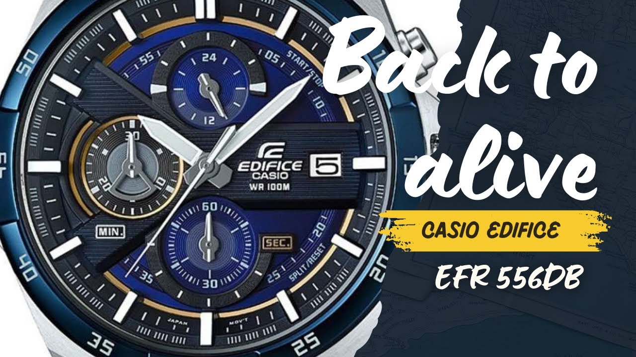 Casio Edifice EFR-556DB Watch Repair – Restored to Perfection!