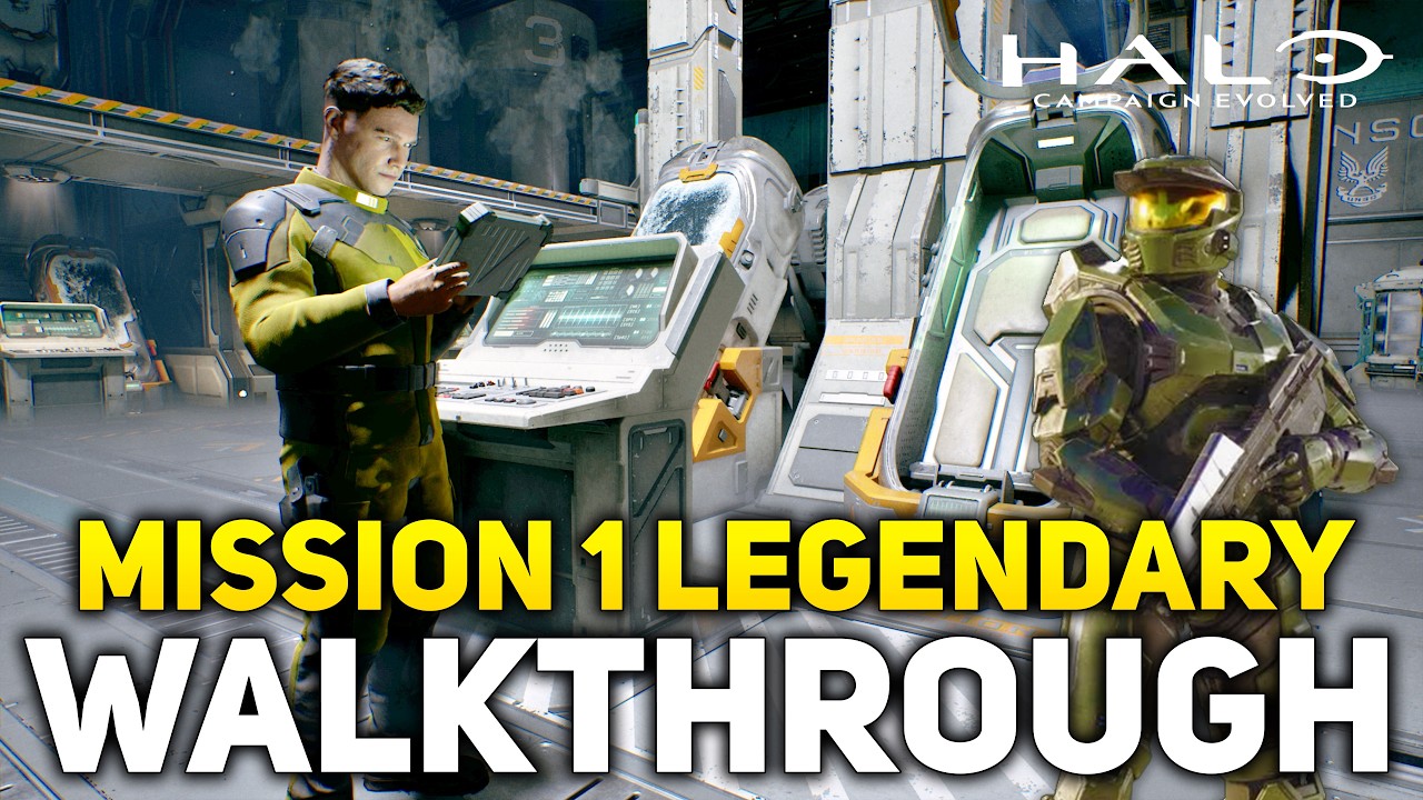 Halo Campaign Evolved &mdash; Прохождение на легендарном уровне сложности &mdash; &laquo;Столп осени&raquo; (Миссия 1)