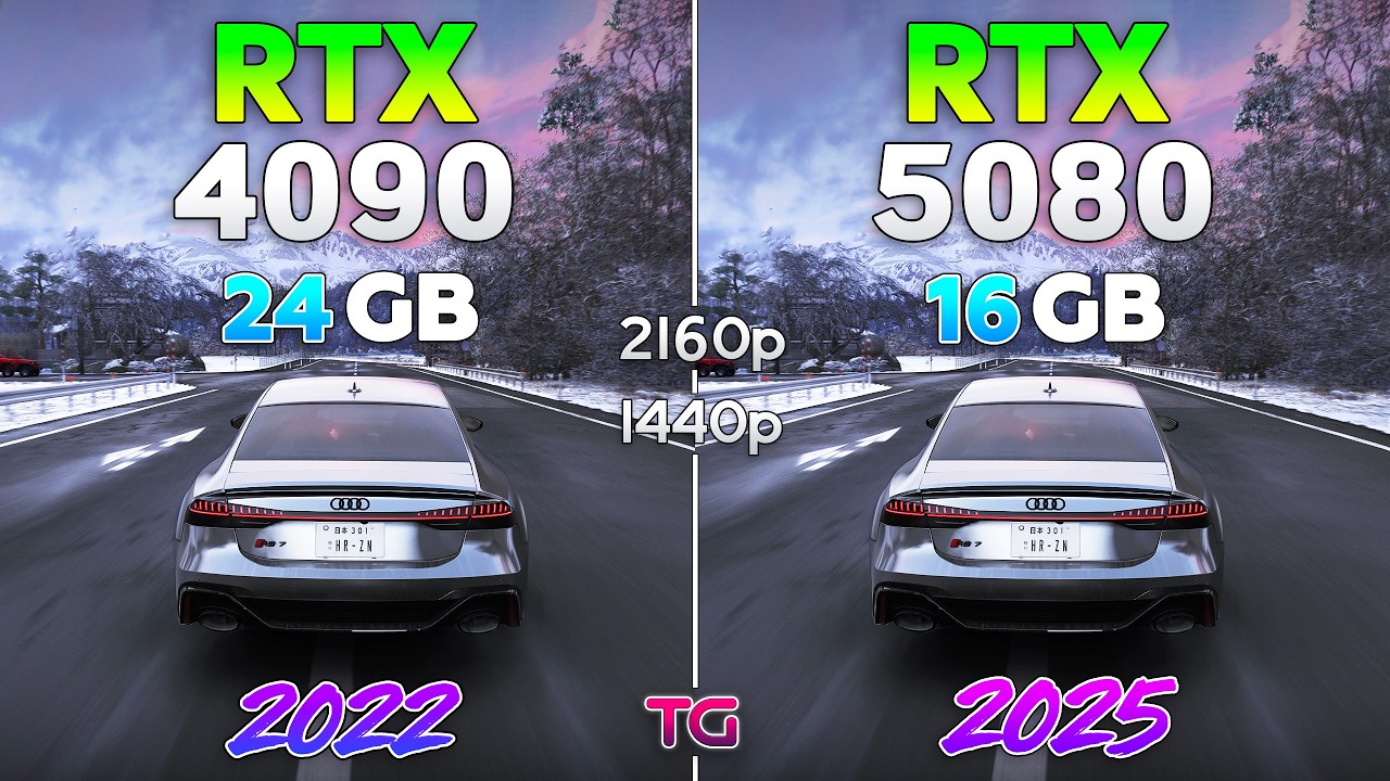 RTX 4090 vs RTX 5080 - Test in 12 Games with New Drivers 2026 | 1440p & 4K