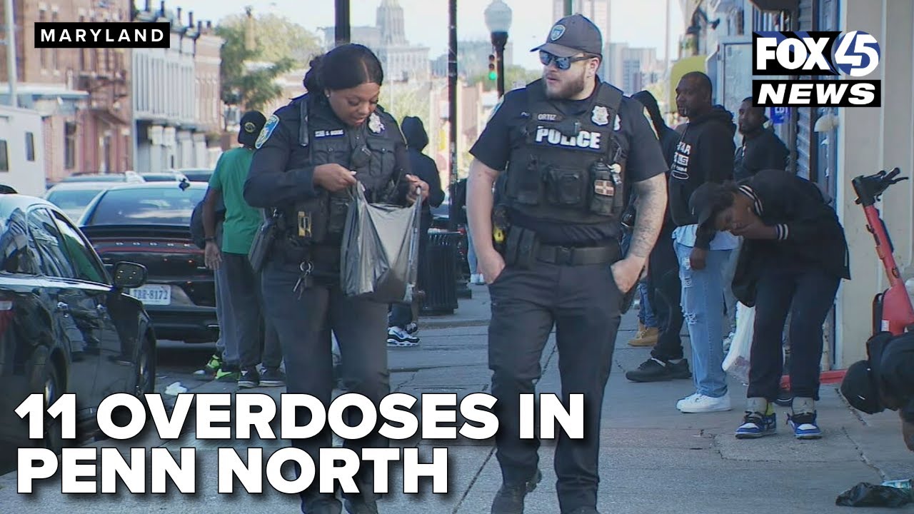 11 people overdose in Baltimore's Penn North neighborhood