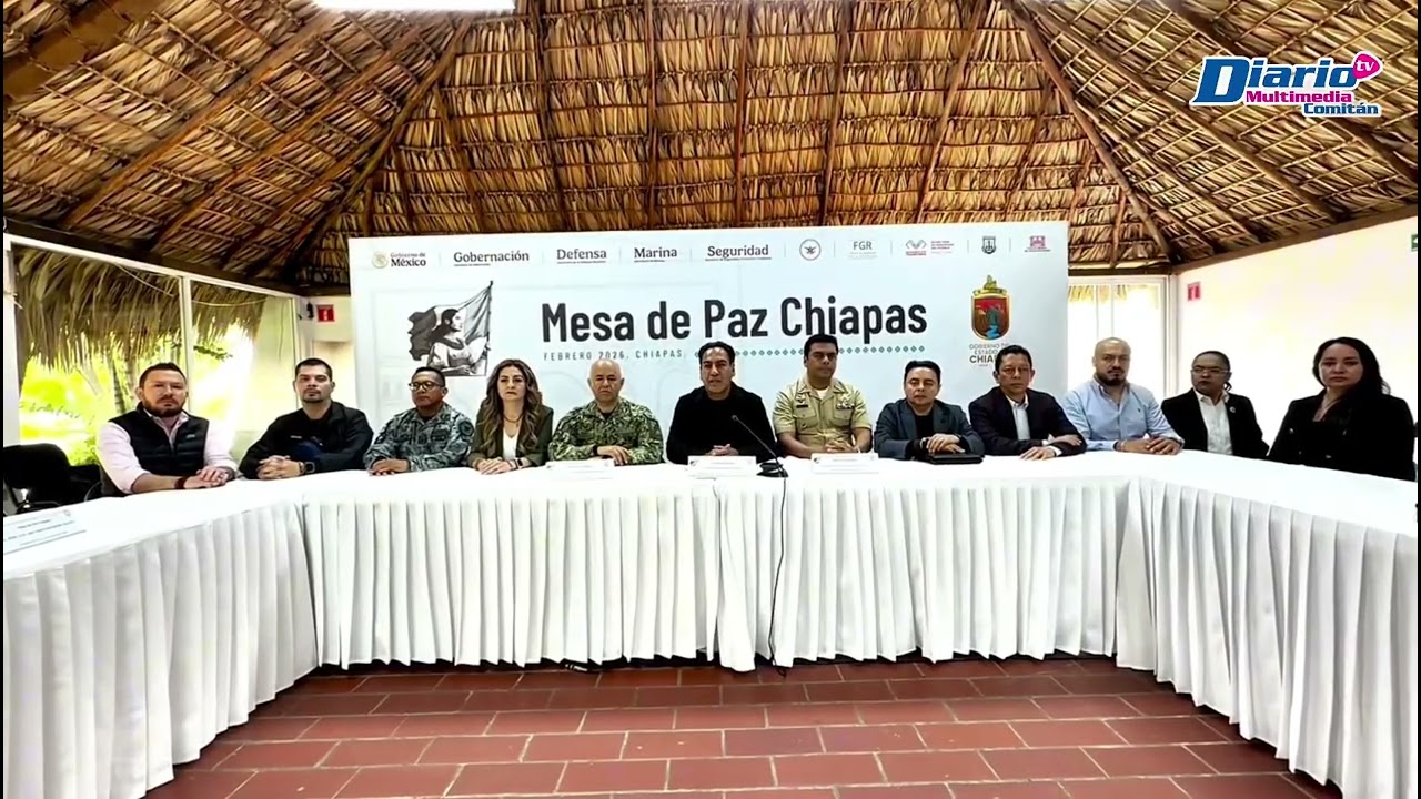 🔴 Eduardo Ramírez Aguilar envía mensaje de seguridad desde la Mesa de Paz en Chiapas 🇲🇽🪖🕊️//