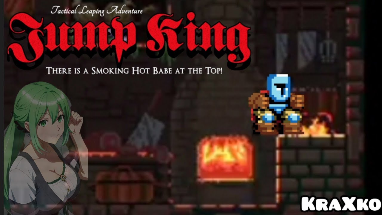I tried Jump King (Because there Is a smoking hot babe at the top) | Jump King part q