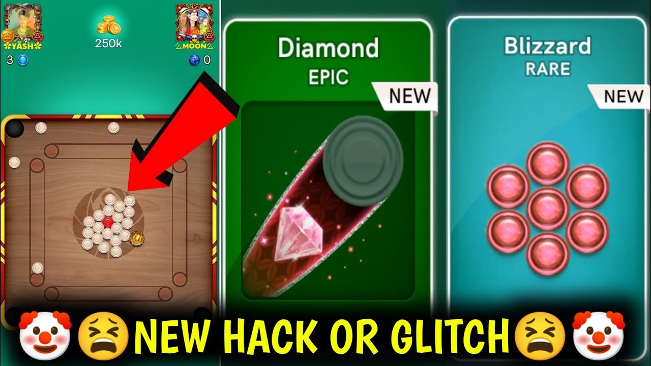 🤡 New Hack Or Glitch 😫 Carrom Pass Unboxing 🥳 Carrom Pool Gaming Yash 🔥