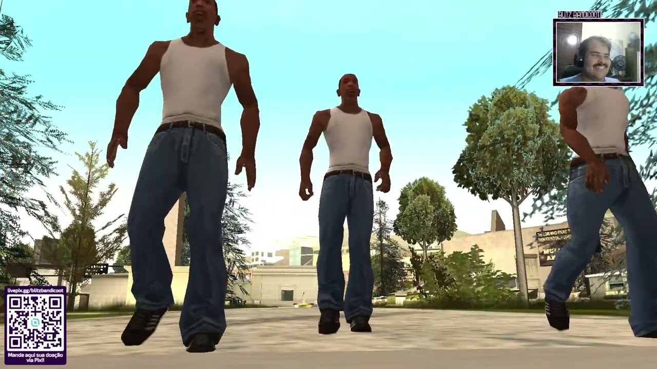 CJ CAUSA FRUSTAÇÕES EM LOS SANTOS :D | !comandos