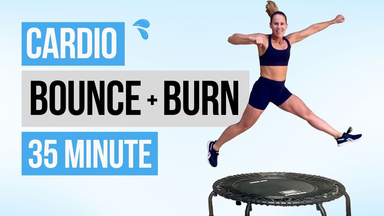 35 MIN Rebound Cardio Workout | At Home Weight Loss |  Abs & 4 MIN Plank Challenge
