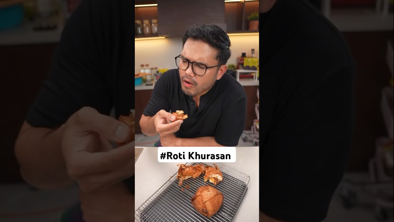 Menu puasa ke 7 : Roti khurasan 😍 #khairulaming