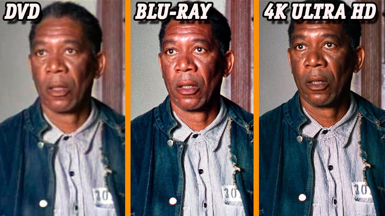 The Shawshank Redemption | DVD vs Blu-Ray vs 4K Ultra HD | Graphics Comparison | 2021