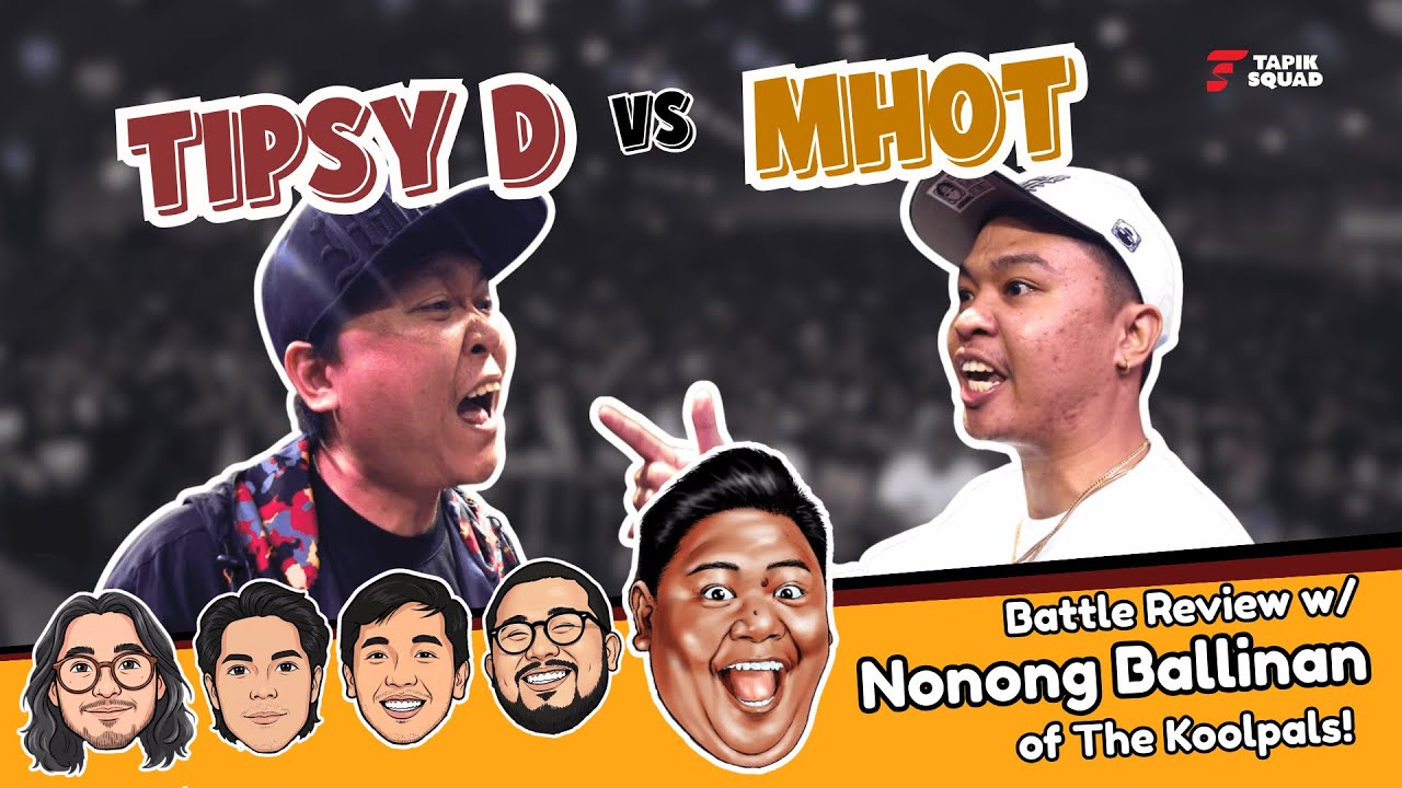 4M views in 2 days, GRABENG BATTLE! - Nonong Ballinan & Tapik Squad reviews Tipsy D v Mhot (Ahon 16)
