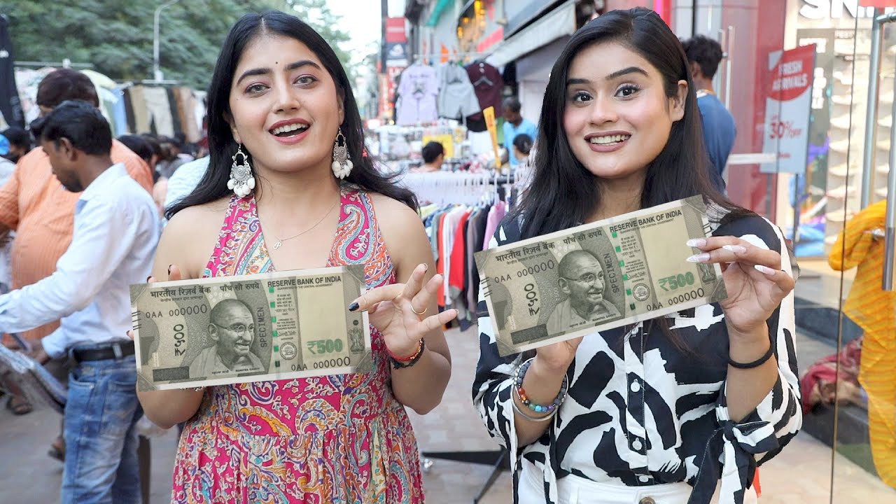 Rs 500/- Sarojini Nagar Haul Challenge | Rs 500/- Challenge | Ding Dong Girls