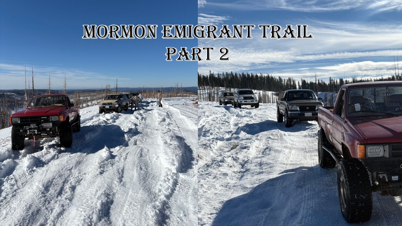 Bashing Thru the Snow - Mormon Emigrant Trail