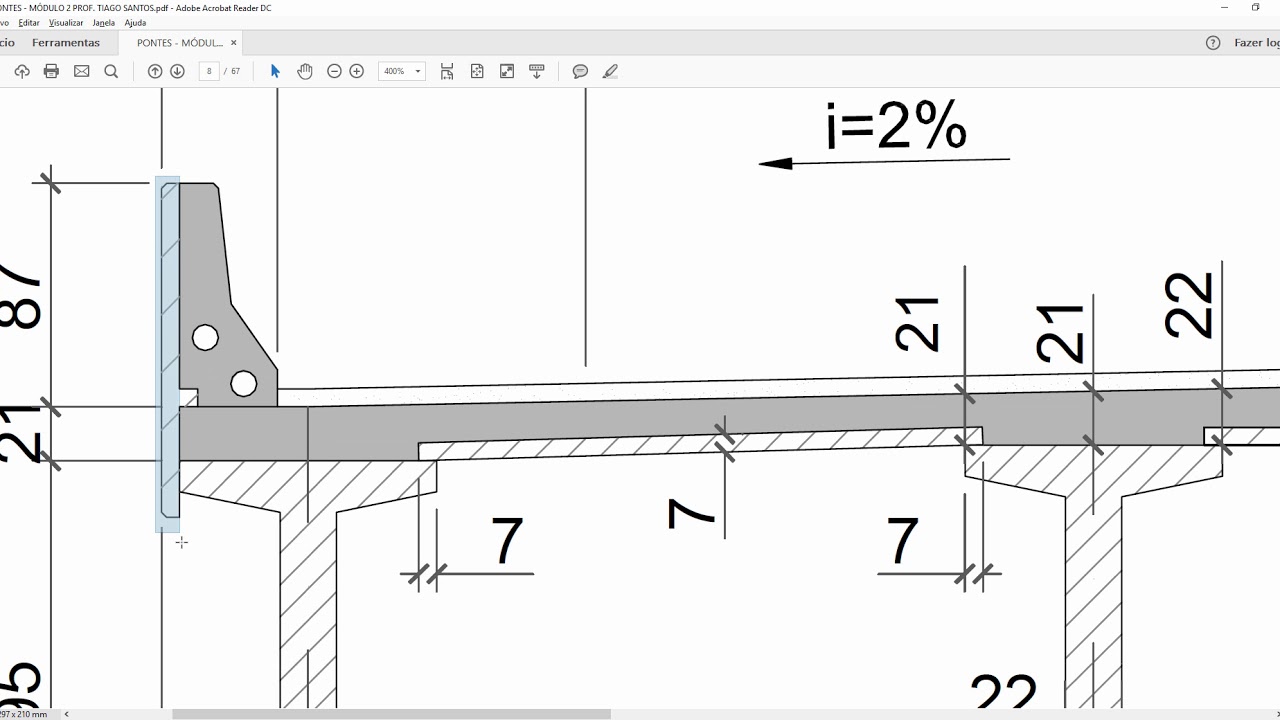 Modelagem ponte CSIBridge v20 Evaluation