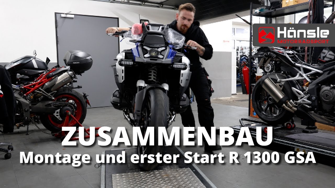 BMW R 1300 GS Adventure Trophy Zusammenbau und erster Start