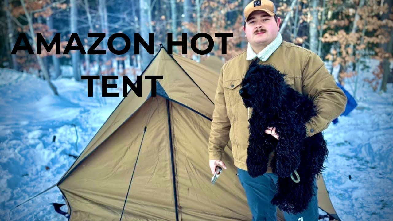 Testing my New Amazon Cabin Hot Tent 