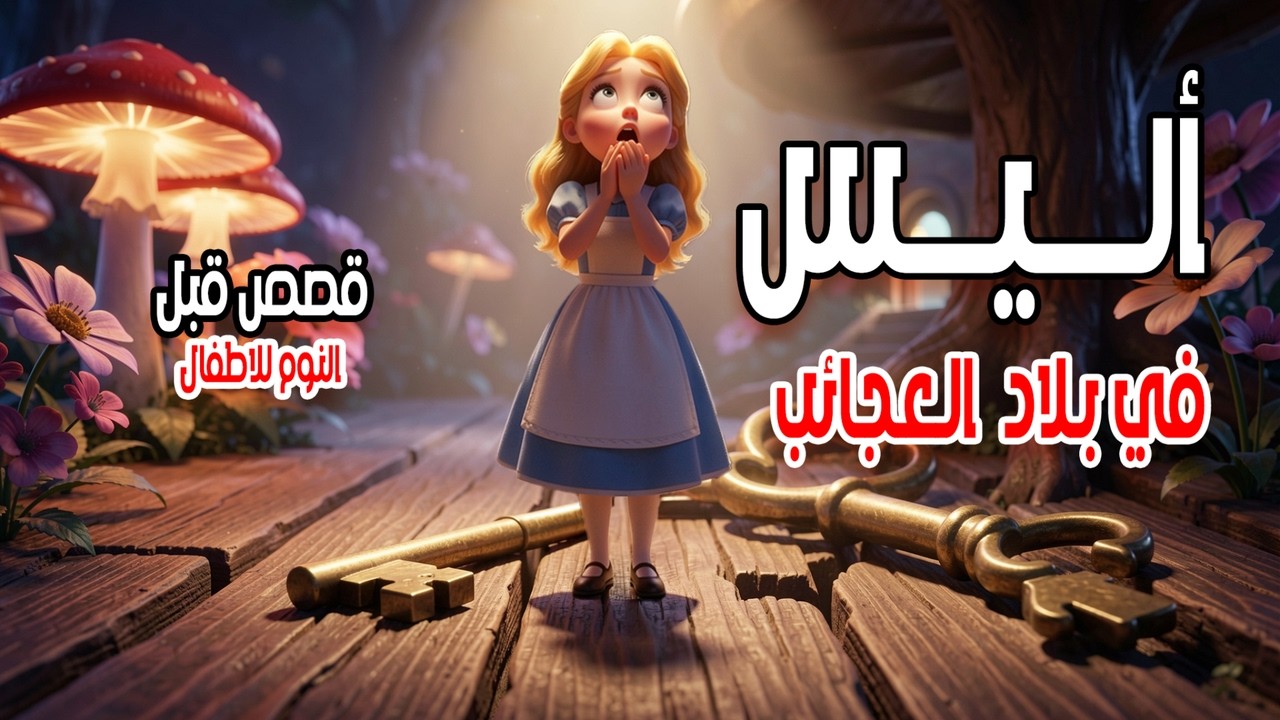 أليس في بلاد العجائب 🍄 Alice in Wonderland | قصص قبل النوم للأطفال ! ✨