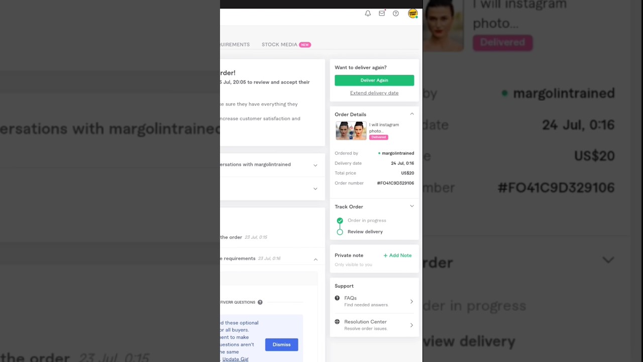 | How we can deliver Fiverr order on mobile | How we can deliver order on Fiverr| #fiverr #order