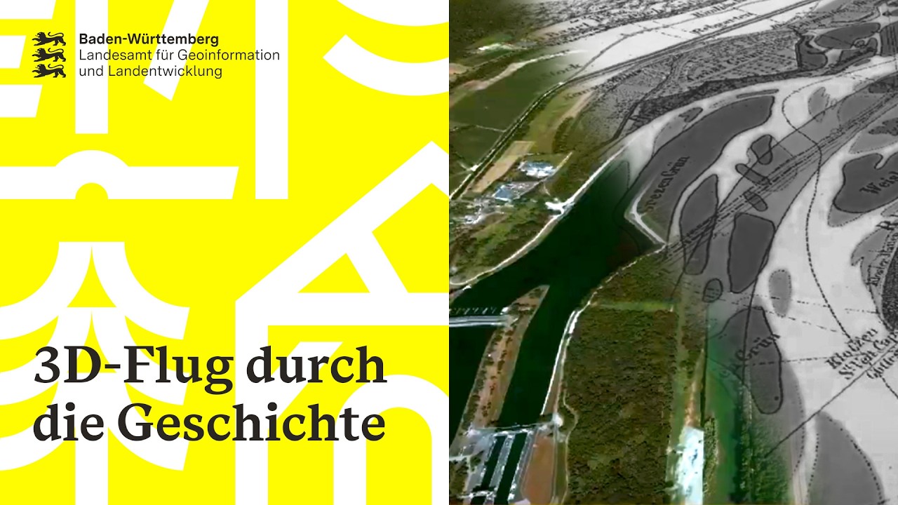 200 Jahre Rheingrenzvermessung - 3D-Flug durch die Geschichte