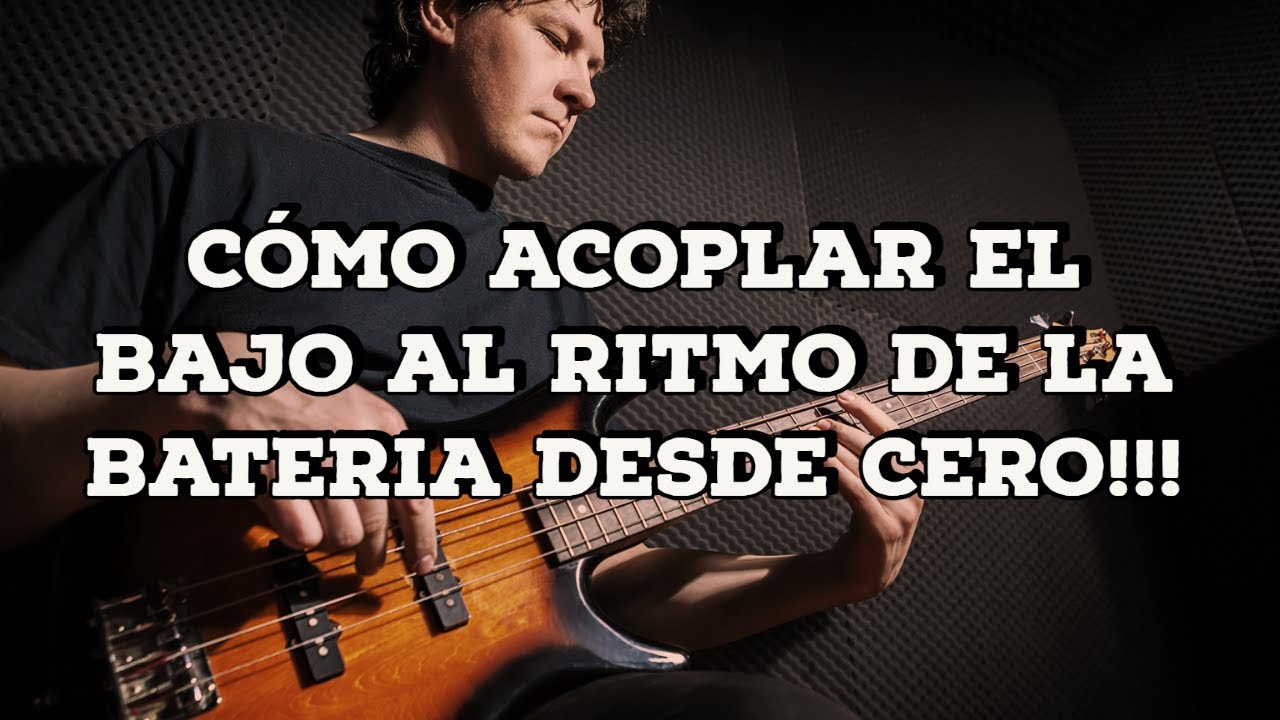 Cómo EMPEZAR a tocar tu bajo junto a la batería!