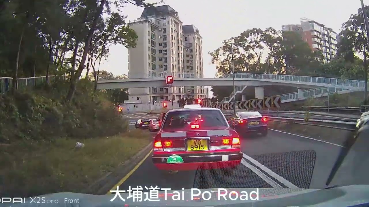 沙田石門近萬怡酒店經大埔道往旺角From Shatin Shek Mun near Courtyard By Marriott Via Tai Po Road to MongKok