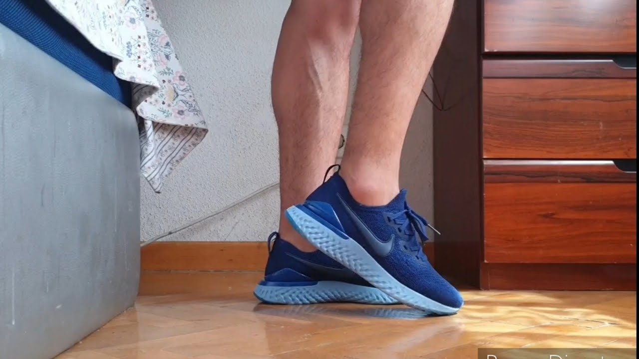 Nike Epic React Flyknit 2 Azul Marino (Blue Navy) REVIEW ON FEET