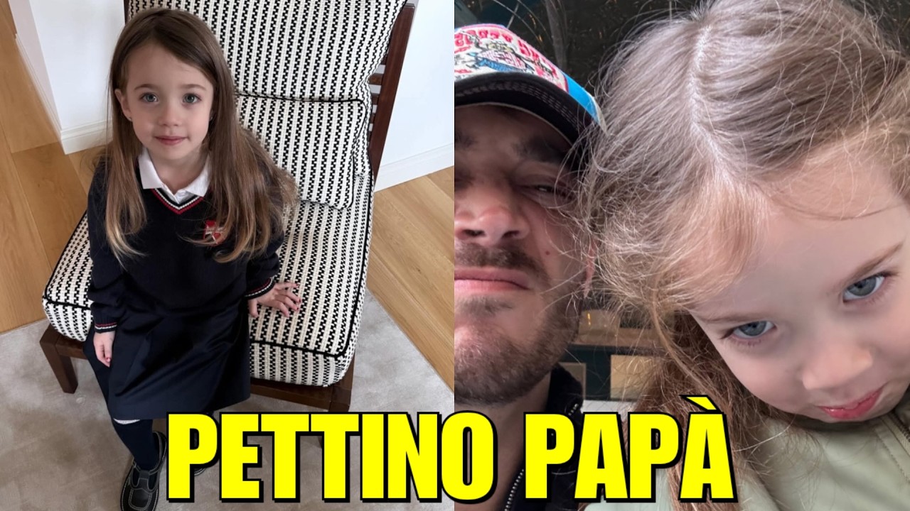 Luna Marì pettina papà Antonino Spinalbese