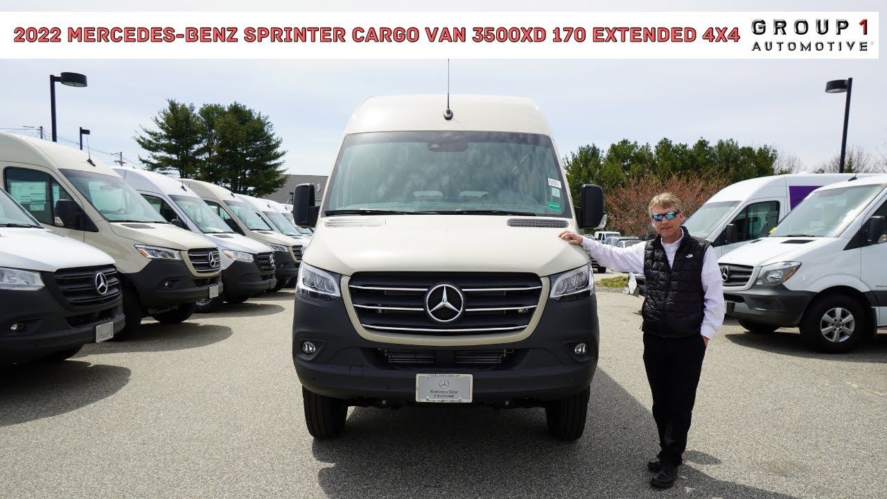 2022 Mercedes-Benz Sprinter Cargo Van 3500XD 170 Extended 4x4 | Video Tour with Roger