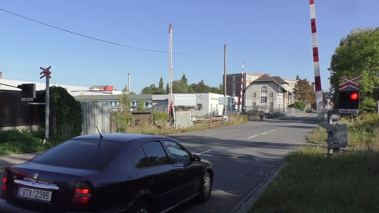 Železniční přejezd Ostrava-Vítkovice ul. Štramberská (vlečka) - 29.9.2023 / Czech railroad crossing