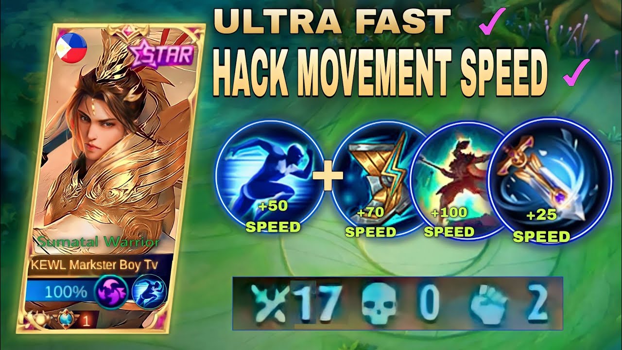 NO ONE CAN ESCAPE IN THIS ABUSING PASSIVE HACK MOVEMENT SPEED🔥 ZILONG BEST BUILD AND SPELL | MLBB