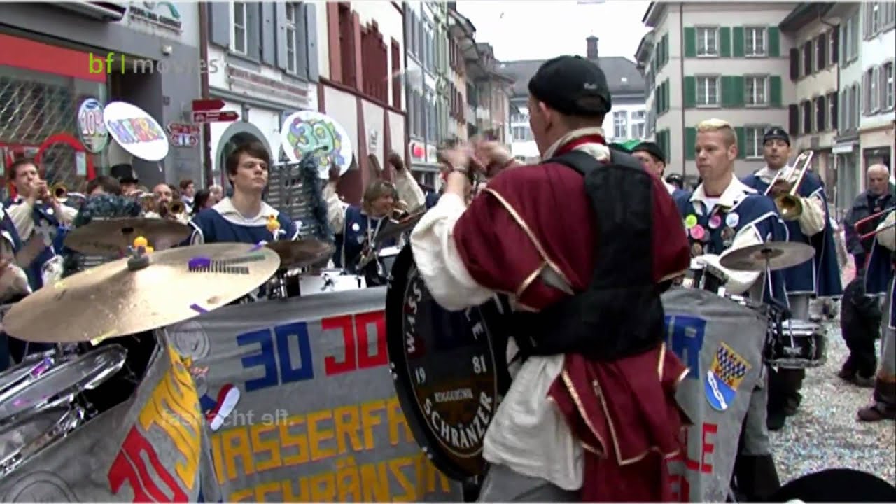 Wasserfalleschränzer Fasnacht-Clip «Gossip» @Liestal 2011