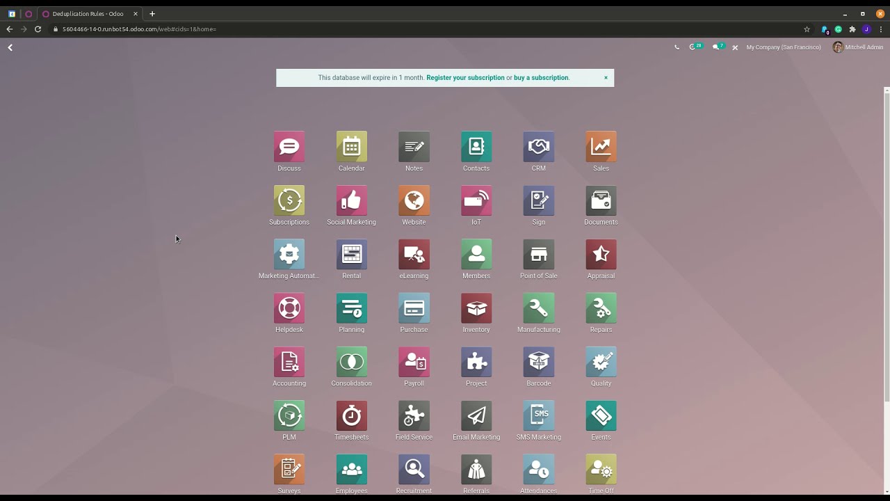 Odoo Deduplication Tickets