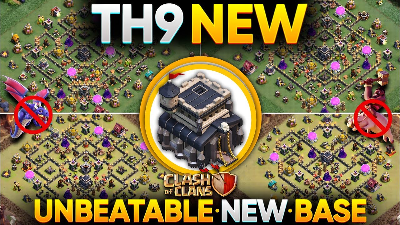 99% Players FAIL! TH9 New Unbeatable Base 2026 | Best War, Trophy & Hybrid Layouts | Clash of Clans
