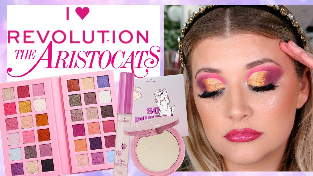 I HEART REVOLUTION X ARISTOCATS DISNEY COLLECTION | PALETTE, HIGHLIGHTERS & LIPGLOSSES!