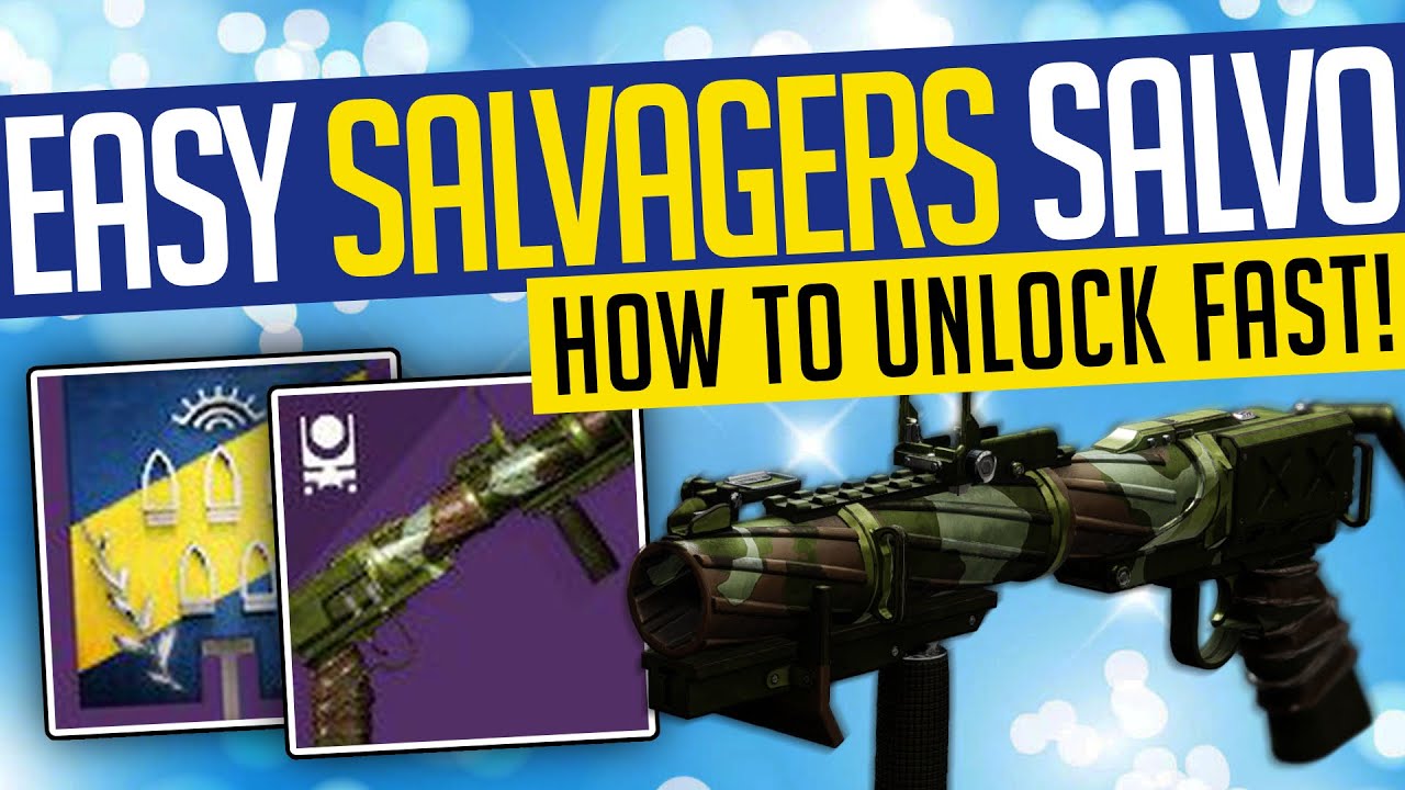 Destiny 2 | EASY SALVAGERS SALVO! Fastest Way To Get Season 13 Ritual Weapon! - Season of the Chosen