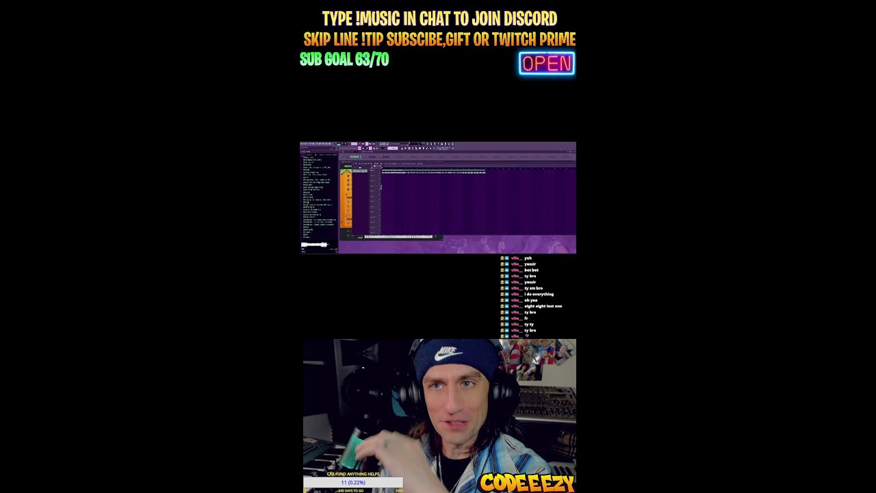 🔥MONDAY MOTIVATION MUSIC FEEDBACK🔥TYPE !MUSIC TO JOIN DISCORD & SUBMIT🔥SONGS/BEATS🔥