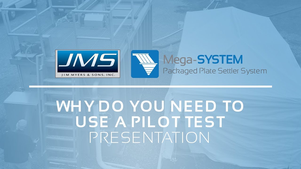 Why use a Pilot Test at a Water Treatment Plant