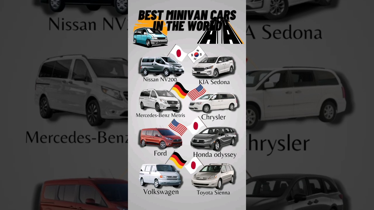 Best Minivan Cars In The World | #shorts