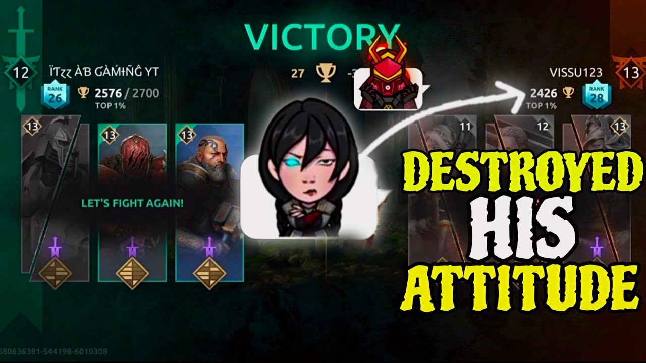 Destroyed His Toxicity 😤 || Shadow Fight 4 Arena