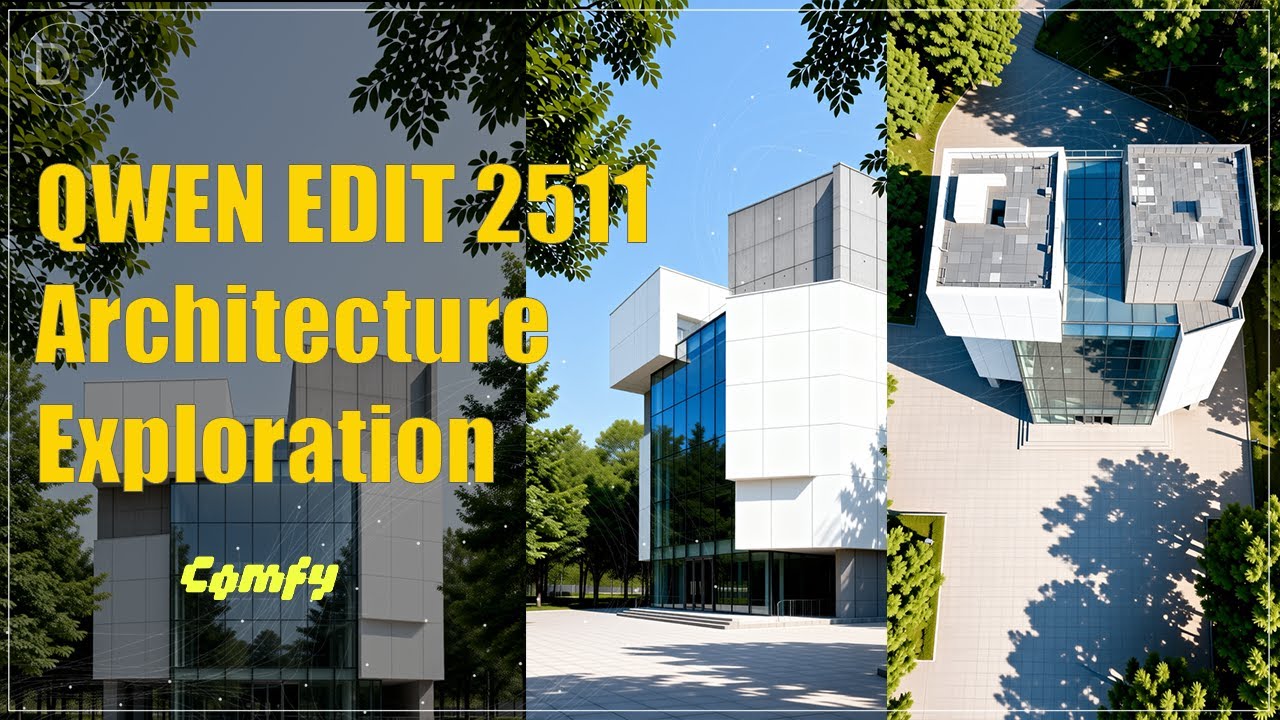 Qwen Image Edit 2511 (GGUF) - ComfyUI Architectural Explorations