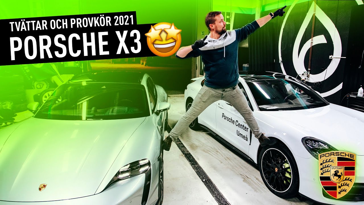 3X PORSCHE-SPECIAL! Provkör och tvättar ❤️🏎