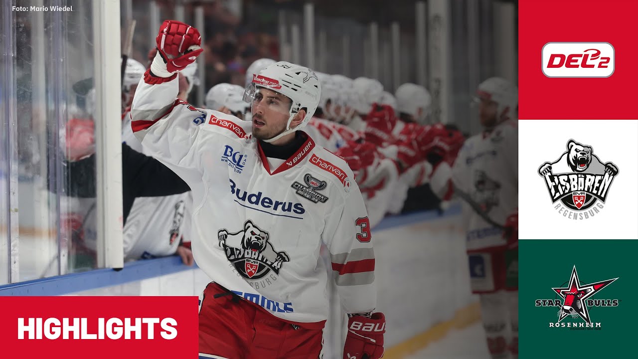 DEL2: Eisbären Regensburg vs. Starbulls Rosenheim | Highlights