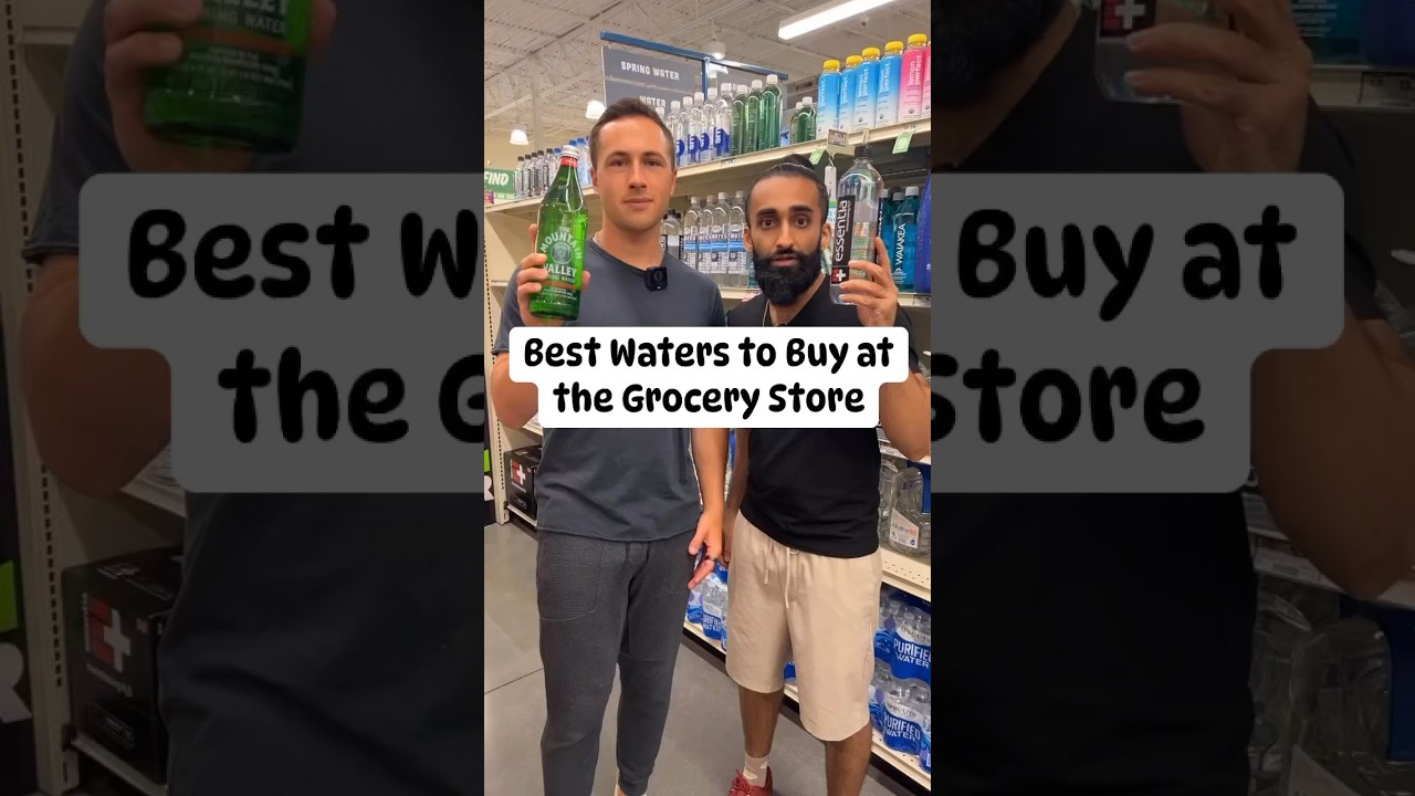 Best & Worst Water at the Grocery Store!@healthwithhunter #waterbottle #springwater #water