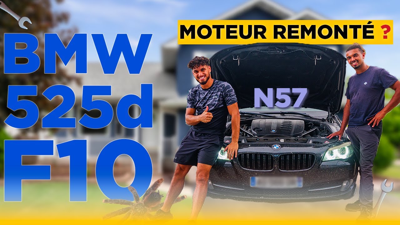 ON REMONTE ENFIN LE MOTEUR DE LA 525d (1 an après)