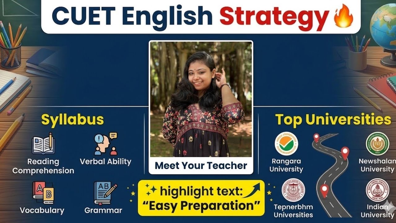 CUET English Language Complete Guide | Syllabus, PYQ, Important Chapters & Best Universities