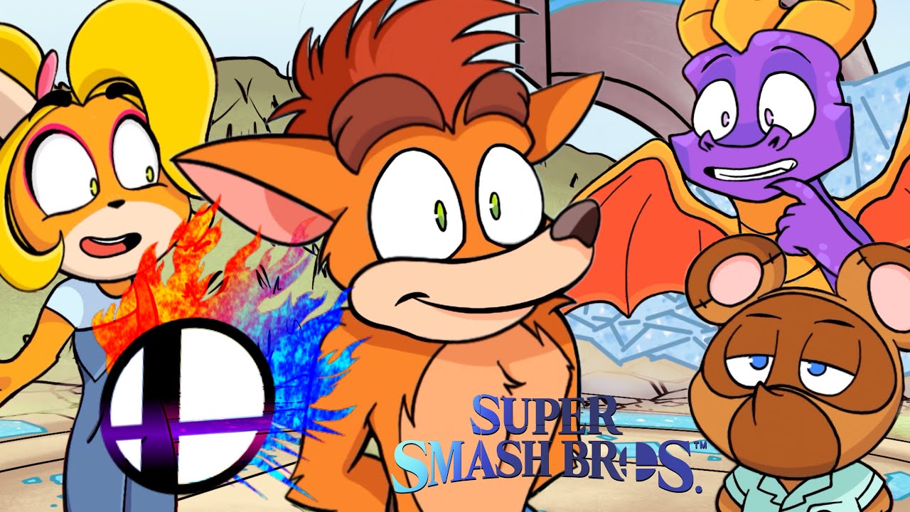 🧡“Crash Into Smash 2”🧡 Crash Bandicoot Animation 💝MARENA💝