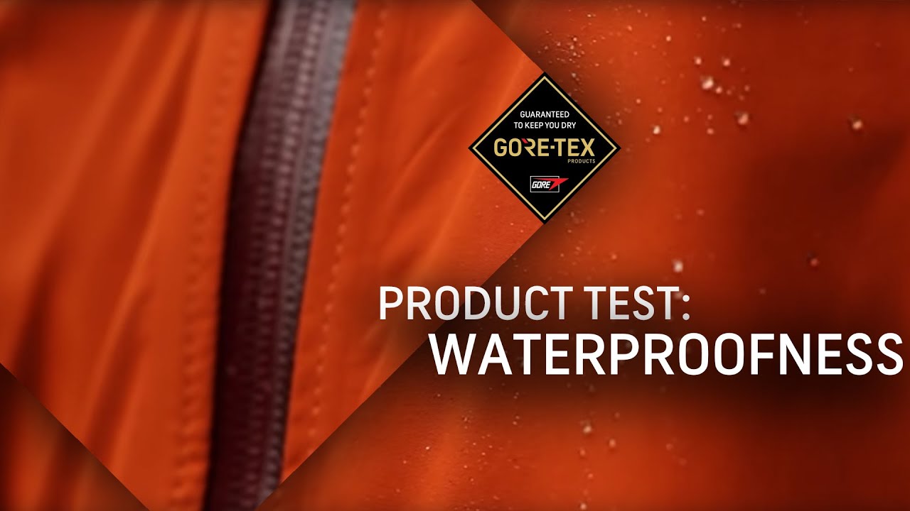 GORE-TEX Products Test #1: Waterproofness