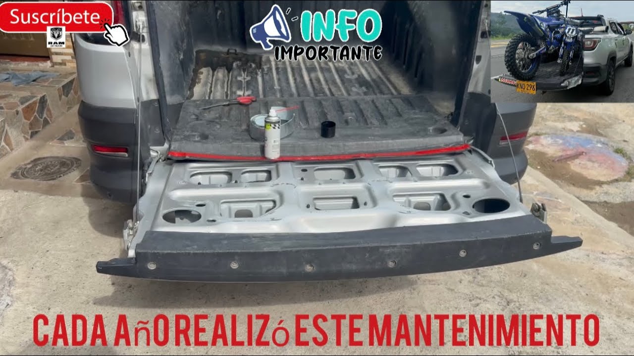 RAM 700 mantenimiento general, a la puerta del volco o tapa trasera, y impermeabilización a un 90% 🤯