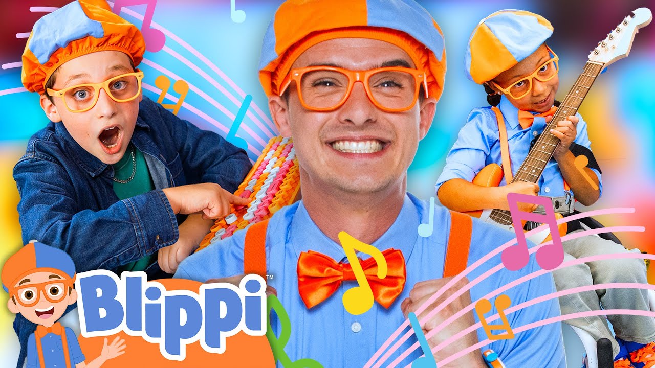 Blippi & Miles Music Kid Song Challenge! @milesmusickid ​