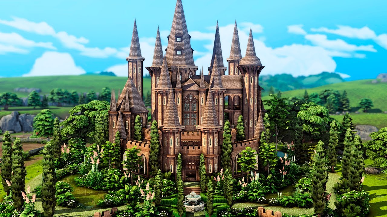 CASTELO NO BOSQUE (NO CC) - The Sims 4 Speed Build