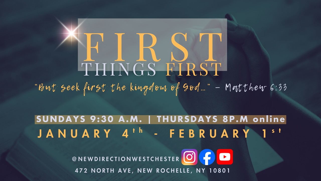 Virtual Sunday Worship Service | Before Anything Else - Pastor Mario Minto | 01.25.26